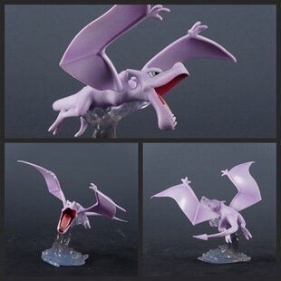 宠物小精灵 化石翼龙 天空王者 立体图鉴 雕像 模型摆件 盒装手办