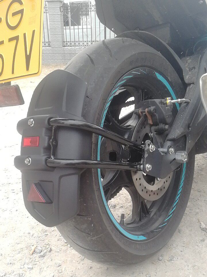 适用于铃木极客飒155nk摩托车gsx150f改装酷道155前后挡泥板挡水