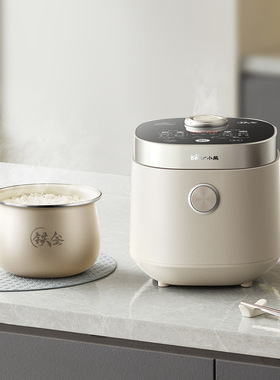 小熊电饭煲DFB-C16R2微压力迷你铁釜电饭煲1到3人电饭锅小型家用