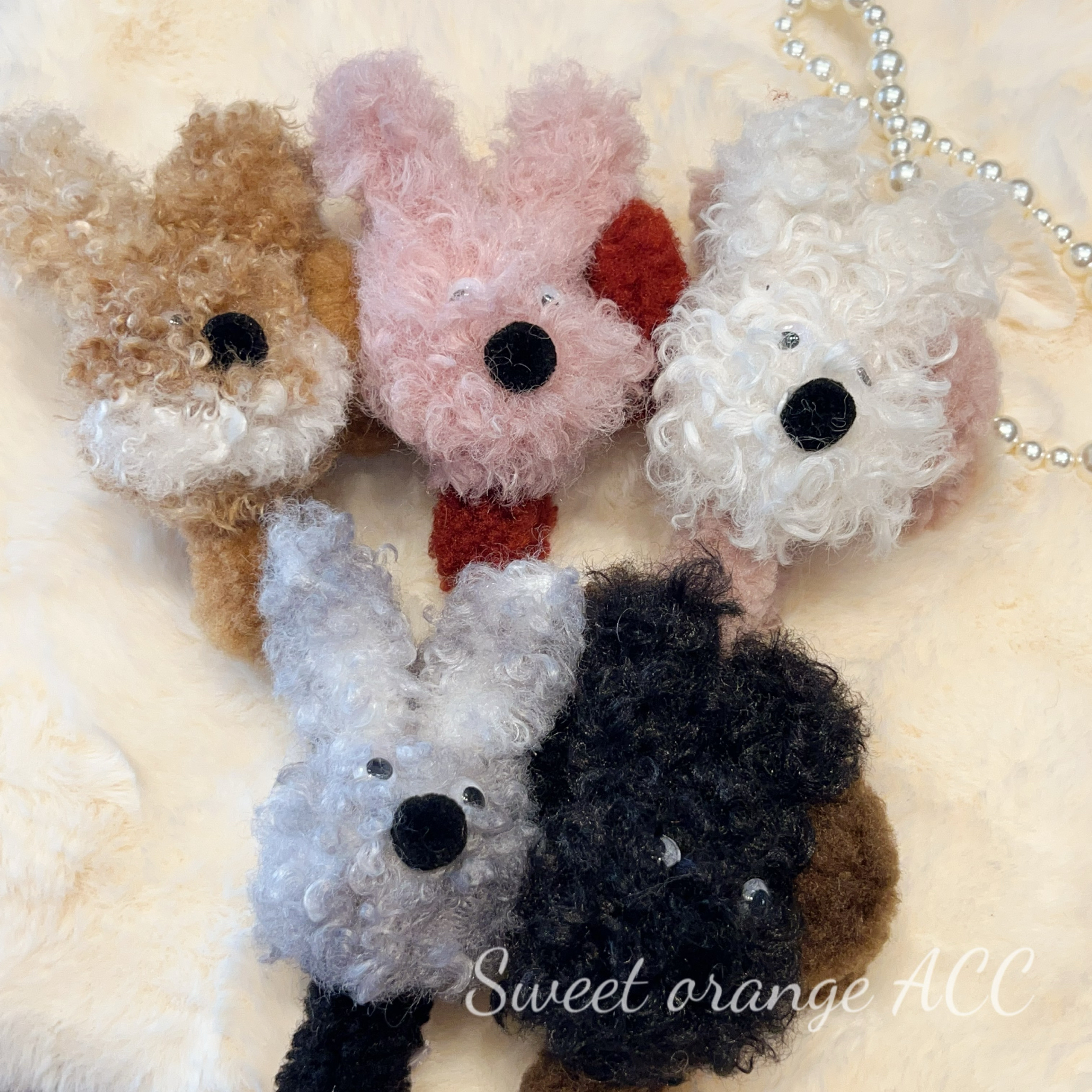 韩国东大门毛绒小狗大号抓夹可爱呆萌狗狗鲨鱼夹大号秋冬毛毛抓夹