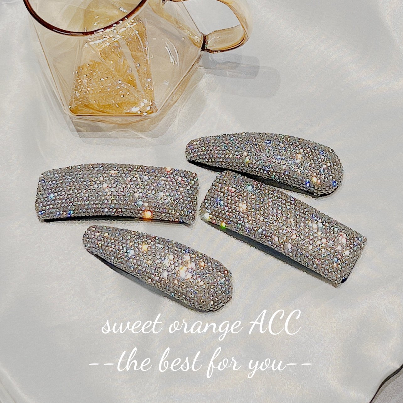 韩国东大门同款发夹高级感满钻夹子女侧边夹网红加厚刘海夹碎发夹