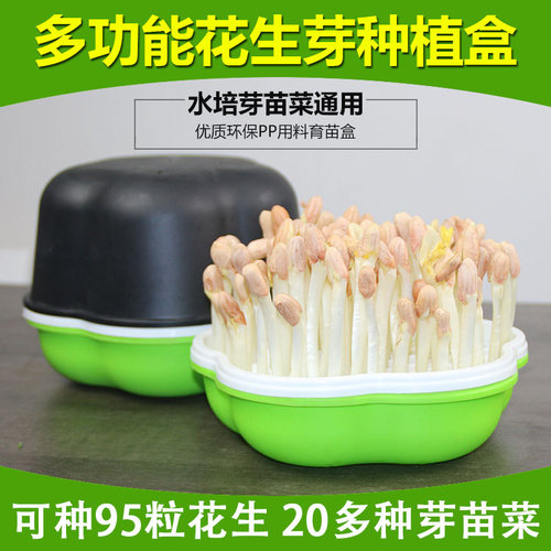 多功能育苗盘水培花生芽发豆芽小