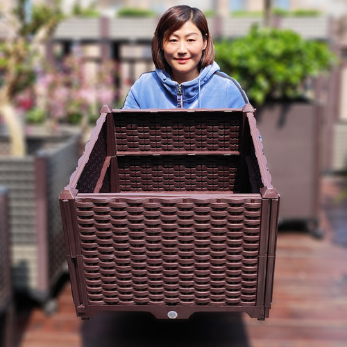 塑料简约长方形种菜箱种植箱花槽