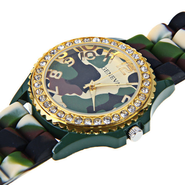 迷彩军表迷彩石英手表