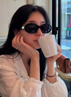 西本眼镜/高密度板材秀智同款墨镜 防紫外线露丝同款时髦太阳镜