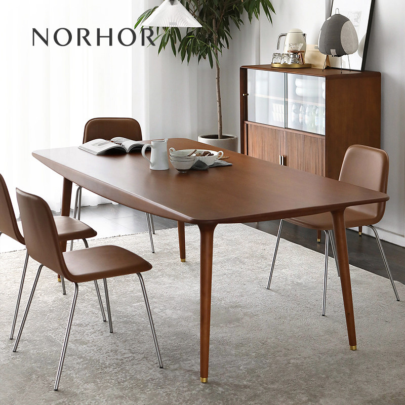 北欧表情norhor/中古复古风/英国arnatif/madr实木长方形西餐桌k