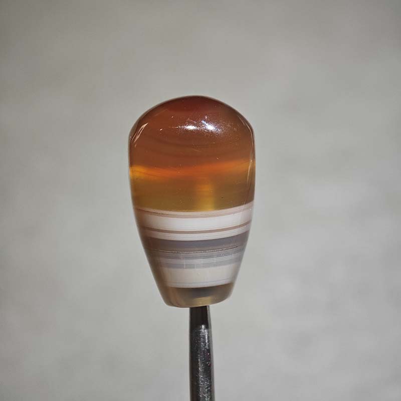 11.6MM天然鸿运当头缠丝玛瑙佛头