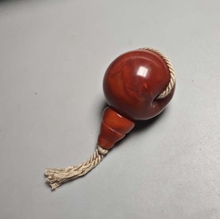 天然南红玛瑙大佛头分体大三通文玩配饰佛珠手串手持配件DIY藏式