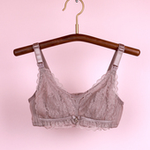 霞琪夏季 孕妇内衣哺乳文胸罩怀孕期蕾丝防下垂聚拢产后喂奶 超薄款