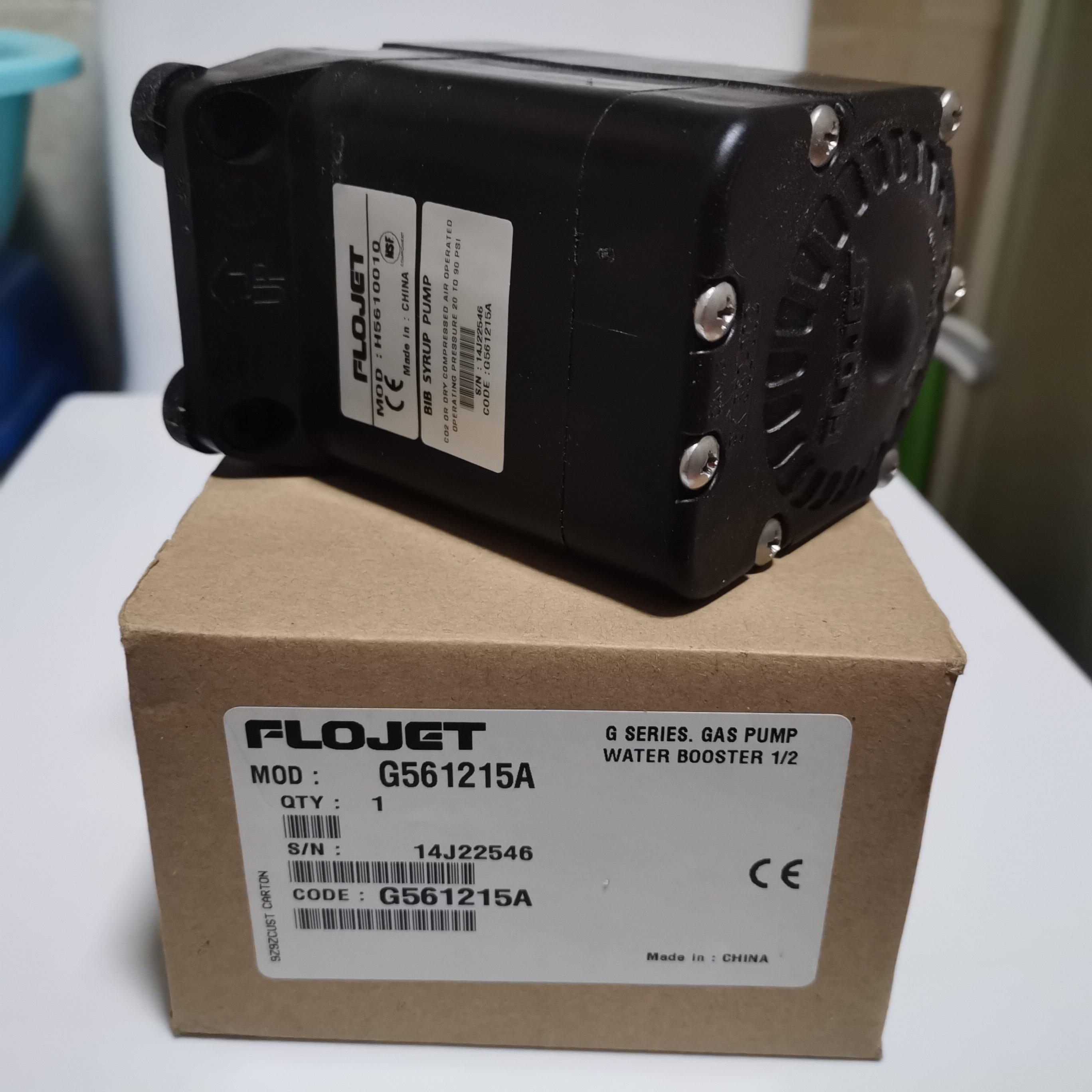 flojet气动隔膜泵g5610010/g575235富捷食品级气泵糖浆泵啤酒泵