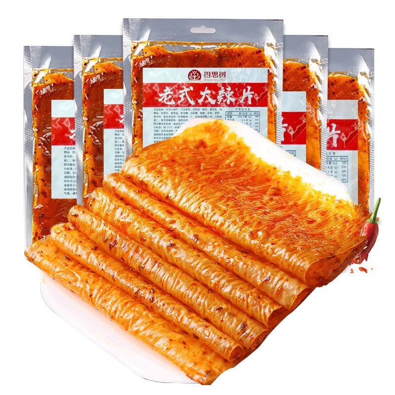 相思树老式大辣片辣条零食豆皮麻辣味小时候怀旧8090后儿时