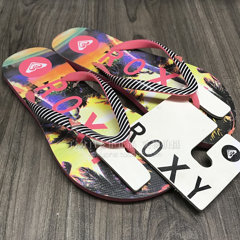 ROXY新款塑胶人字拖夏季凉拖防滑