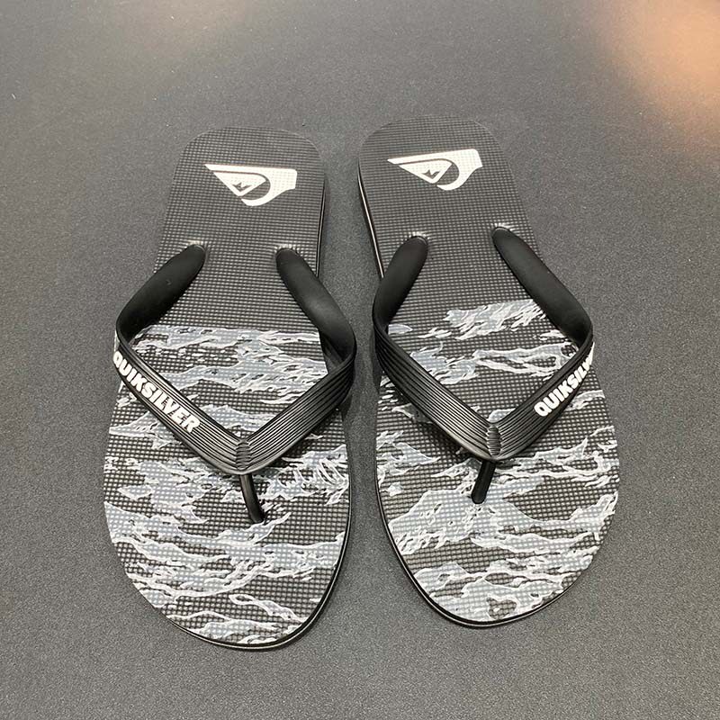 Quiksilver2025限量款夏季男士橡胶潮牌人字拖冲浪休闲外穿凉拖