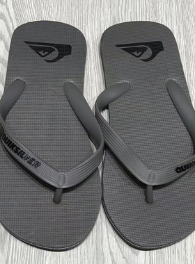 现货QUIKSILVER2026新款夏季男士橡胶潮牌人字拖冲浪休闲外穿凉拖