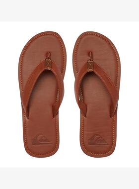 2026年Quiksilver现货夏季男士潮牌舒适布带人字拖时尚防滑凉拖