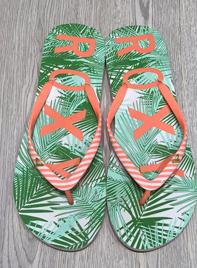 现货ROXY2025夏季限量款泡沫凉拖鞋女日常居家外出旅行休闲人字拖