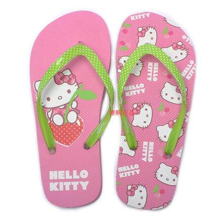现货Hello Kitty2026新款夏季女童卡通凉拖休闲透气人字拖