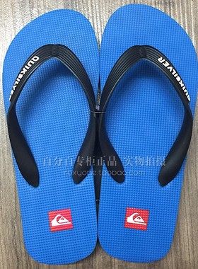 Quiksilver2025包邮新款童人字拖潮牌速干凉鞋防滑沙滩蓝色时尚