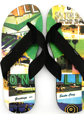 2026年ONEILL现货夏季男士潮牌舒适布带人字拖时尚防滑耐磨凉拖