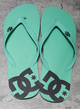 现货DC2026限量款夏季男士透气平跟软底拖鞋休闲人字拖防滑速干