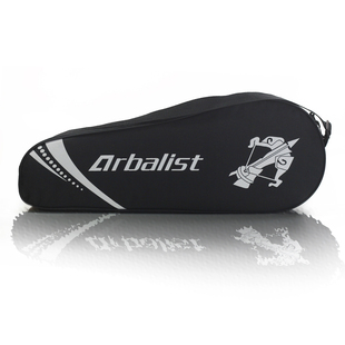 劲弩新款小型3支装羽毛球包男女运动三只装羽毛球拍单肩包手提包