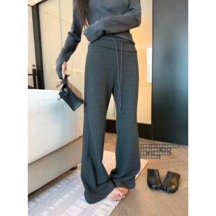 加厚保暖还显瘦超模微喇休闲卫裤 里外加绒 长裤 加绒yoga糯米裤