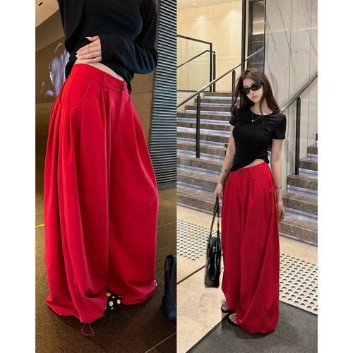 superniniyy 工装灯笼裤&版型松弛感松垮有调性束口裤休闲长裤女