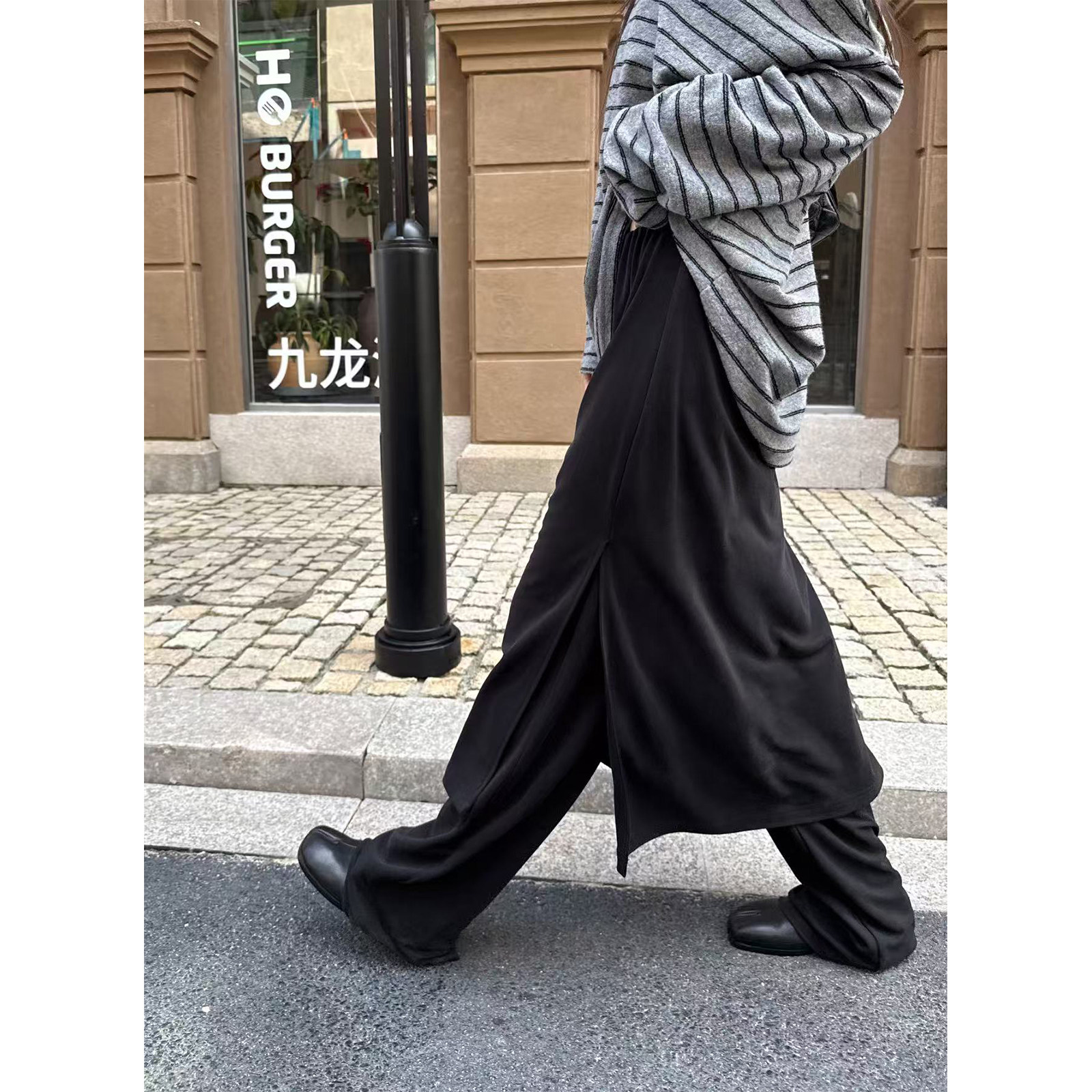 superniniyy 时髦人屁帘裤&宽松显瘦开叉长裙屁帘裤阔腿裤长裤女,女装/女士精品,休闲裤,淘宝优惠券,粉丝福利购,淘宝优惠卷