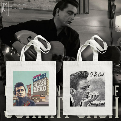 摇滚帆布包JohnnyCash乡村音乐