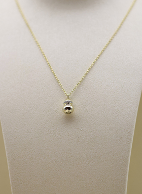 创意设计款国风吊坠镀18K金