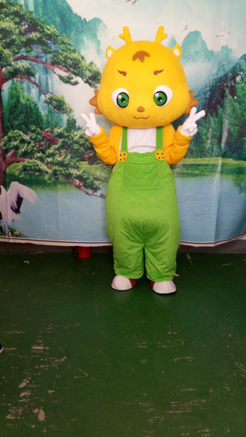 定做小龙人卡通人偶行走服装龙成人行走人偶服饰小龙玩偶公仔服装