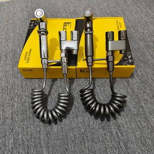 厂家一进二出马桶伴侣冲洗喷枪水龙头不锈钢厕所卫生间增压家用