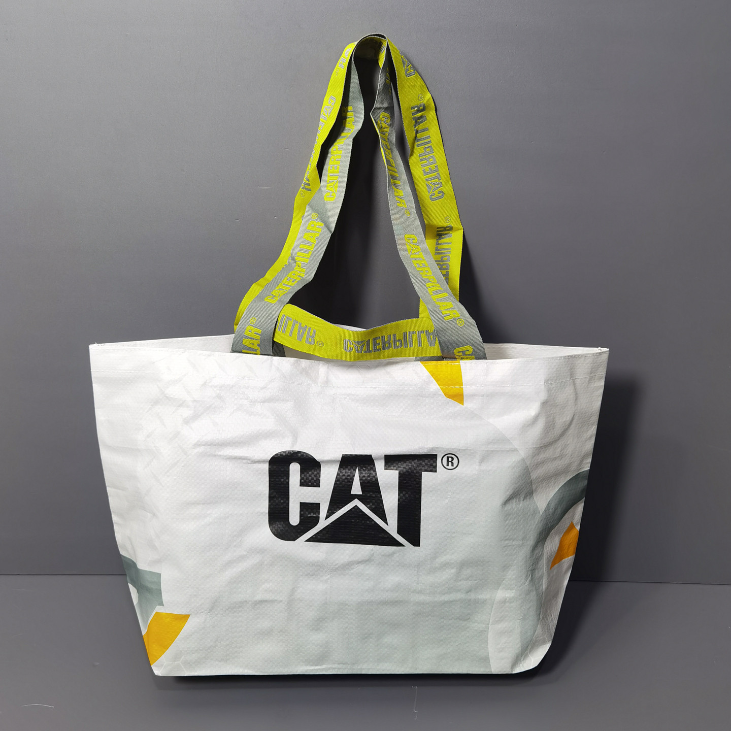 外贸原单大容量编织防水覆膜超市环保购物袋手提袋单肩包收纳袋