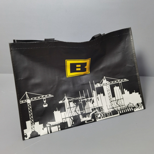 外贸原单超大号双面防水加厚编织环保手提单肩购物袋收纳袋搬家袋