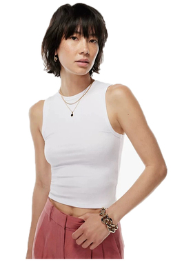 加国单女装夏款弹力坑条背心wilfred8807F运动背心瑜伽无袖上衣L1