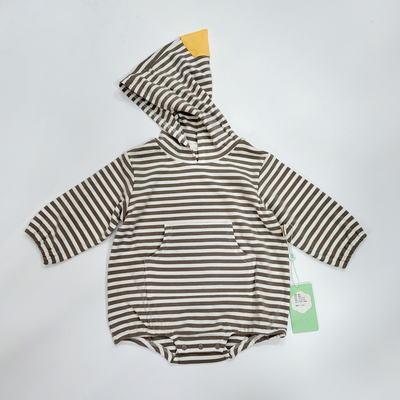 宝宝纯棉带氨纶长袖连体哈衣