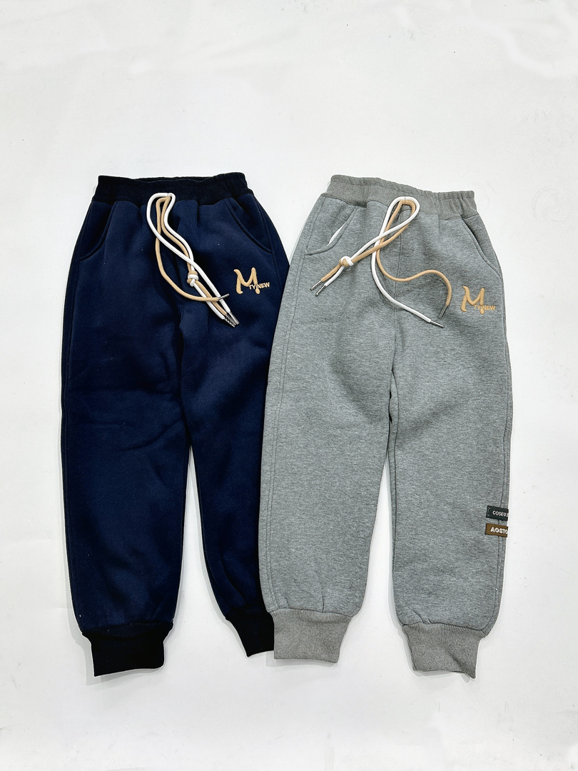 卫裤加羊羔绒加厚学生运动长裤