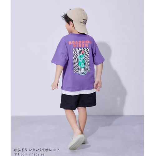 童装印花休闲短袖T恤90-150