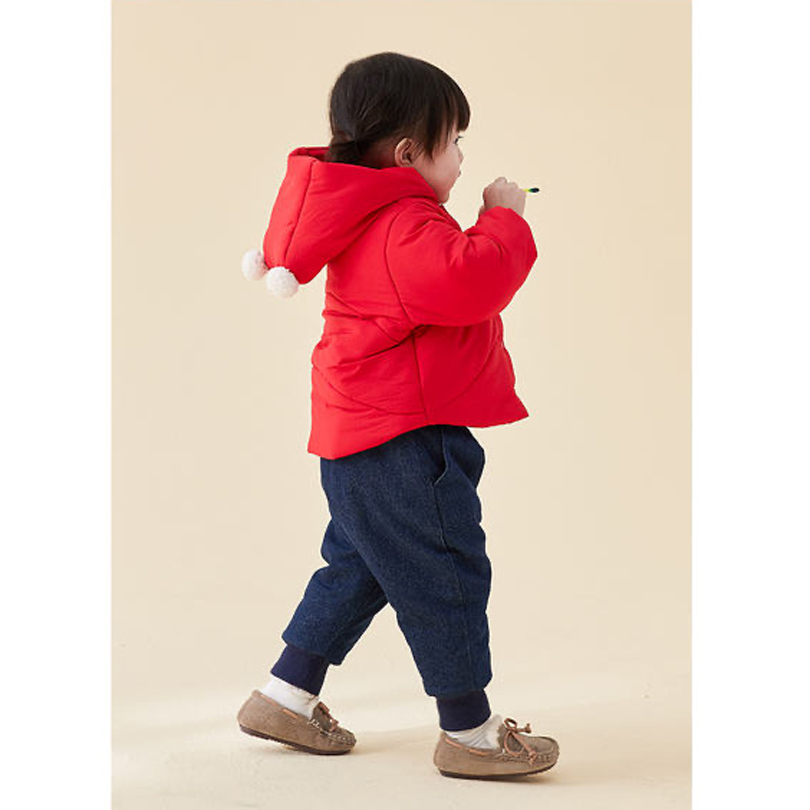 专柜捡漏强货加厚夹棉小童婴童厚款牛仔棉裤长裤 73-110A6