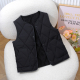 儿童马甲秋冬男女童内外穿保暖一体棉背心中大童校服加绒坎肩