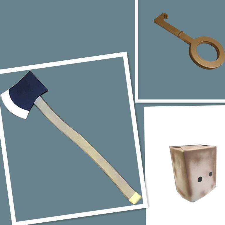 小小噩梦游戏面具纸箱