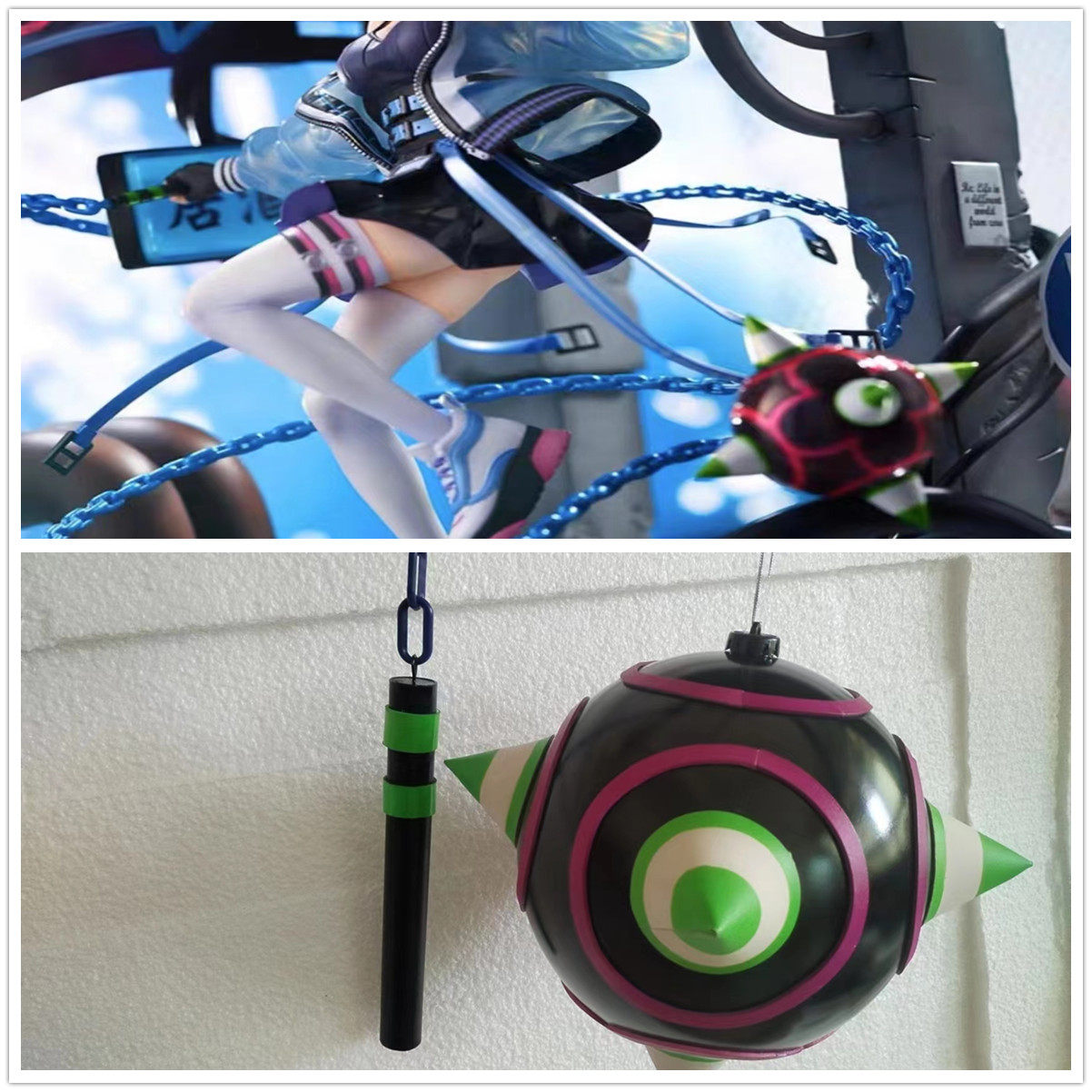 从零开始的异世界生活蕾姆雷姆霓虹都市拉姆流星锤cos道具定制