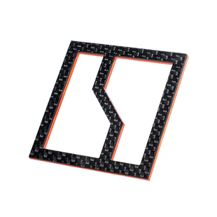真碳纤！24款极氪001车标007X尾标改装009字标贴黑化标搞笑适用于