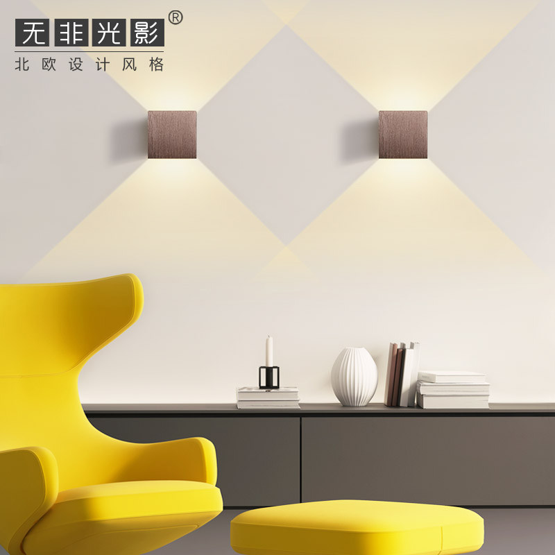 现代简约壁灯客厅卧室床头灯过道楼梯背景墙造型灯书房餐厅墙壁灯