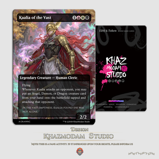 万智牌MTG穹境的卡莉雅自制卡牌EDH指挥官平闪卡代卡代牌卡牌现货