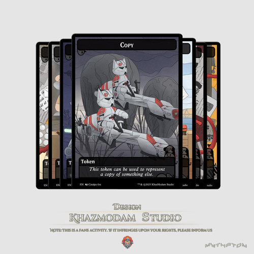 万智牌MTG全彩Token衍生物合集异画闪卡代牌套装收藏卡牌游戏周边