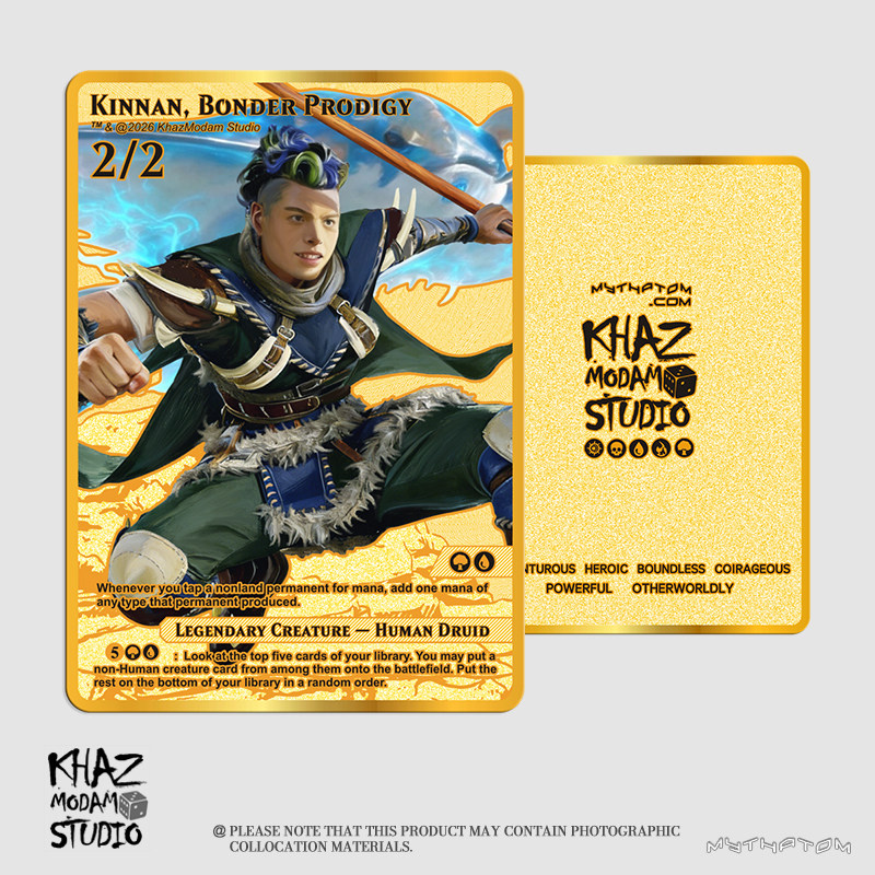 万智牌MTG持绊逸才季宁(Kinnan, Bonder Prodigy)指挥官EDH代卡图片