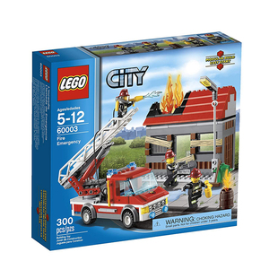 乐高LEGO 60003城市系列消防车火警救援绝版积木玩具智力拼接收藏