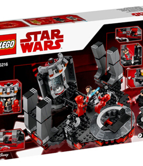 乐高LEGO 星球大战系列75216第一秩序王座大决战积木2018款智力