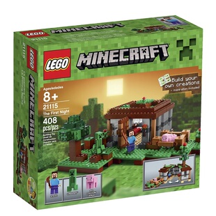 乐高LEGO 组装儿童玩具我的世界 初夜 21115智力拼接收藏